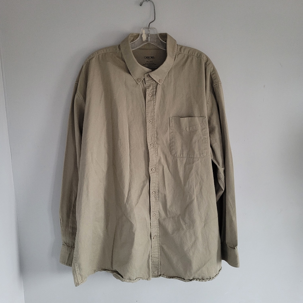 Cherokee men's button down shirt Size 3XL